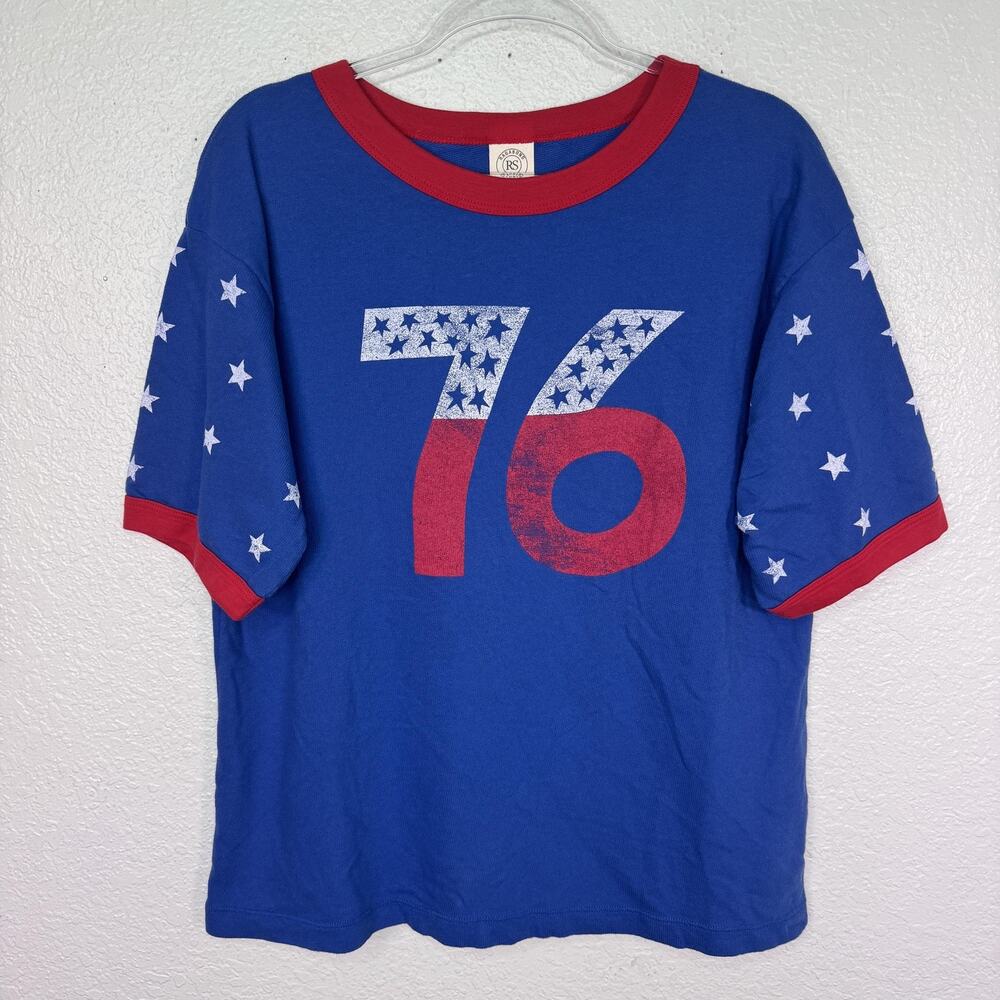 Ragabond Studio Free People Shirt Women Medium Lost and Found Ringer Tee USA